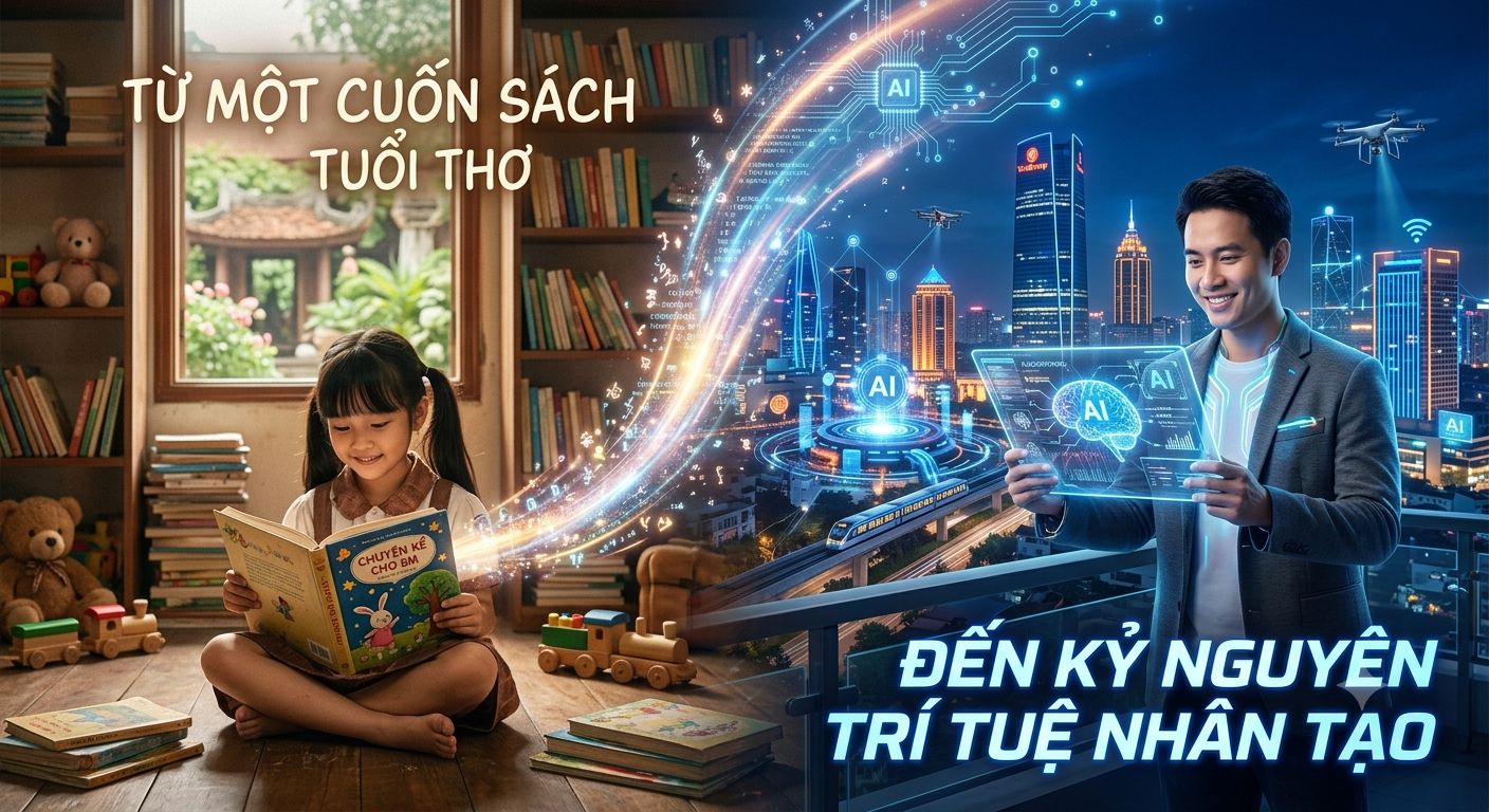 TỪ MỘT CUỐN SÁCH TUỔI THƠ ĐẾN KỶ NGUYÊN TRÍ TUỆ NHÂN TẠO